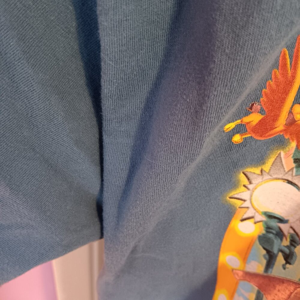 HANES DISNEY CALIFORNIA ADVENTURE WOMEN'S LIGHT BLUE TEE size large - Picture 3 of 4